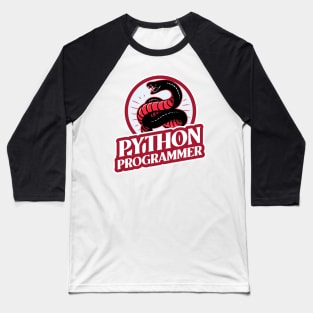 Python Developer Programmer Baseball T-Shirt